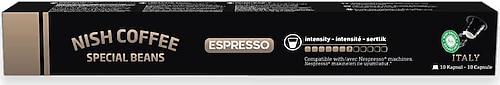 Nish Special Beans Nespresso Uyumlu Italy 7 Kapsül Kahve 10'lu