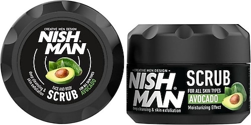 NISHMAN Avokado Özlü Scrub Peeling / Yağlanma Ve Pürüzlere Karşı Kil Salisilik Asit 300 ml