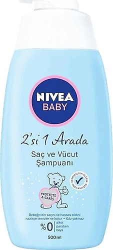 Nivea Baby Saç ve Vücut Şampuanı 500 ml