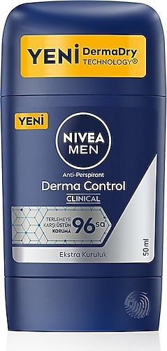Nivea Derma Control Clinical Erkek Stick Deodorant 50 ml