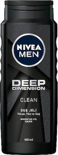 Nivea Men Deep Dimension 500 ml Duş Jeli