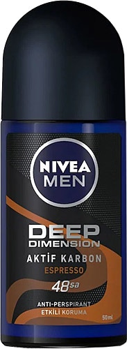 Nivea Men Deep Dimension Espresso Roll-On 50 ml
