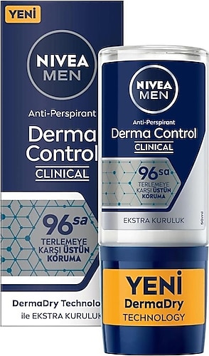 Nivea Men Derma Control Clinical Anti-Perspirant Erkek Roll-On 50 ml