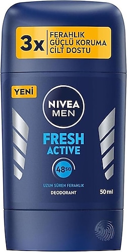 Nivea Men Fresh Active Erkek Stick Deodorant 50 ml