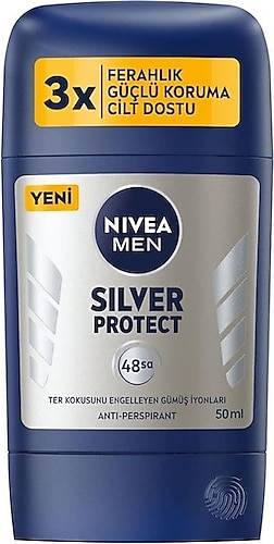 Nivea Men Silver Protect Erkek Stick Deodorant 50 ml