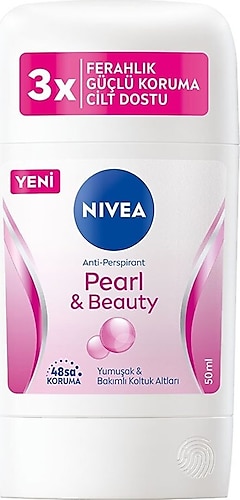 Nivea Pearl & Beauty 48 Saat Koruma Kadın Stick Deodorant 50 ml