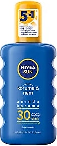 Nivea Sun SPF30 Güneş Koruyucu ve 48 Nemlendirici Güneş Kremi Sprey 200 ml