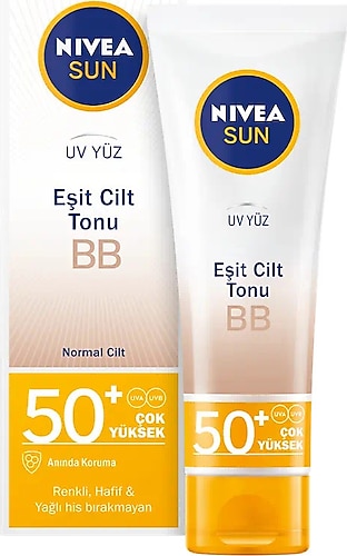 Nivea UV BB 50 Faktör Renkli Güneş Kremi 50 ml