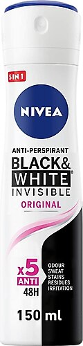 Nivea Woman Invisible For Black & White Deodorant 150 ml