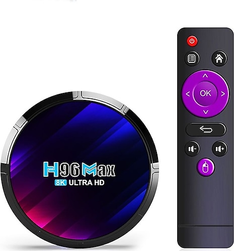 NOTEWARE H96 Max 8k Ultra Hd Android 13 Dört Çekirdek Rk3528 Işlemci 4 Gb Ram 64 Gb Hafıza Tv Box -wifisiz