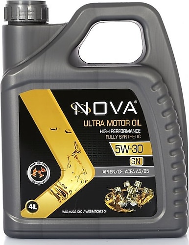 Nova 5w-30 Sn Tam Sentetik Motor Yağı 4 L