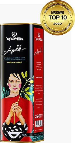 NovaVera Ayvalık Erken Hasat Natürel Sızma Zeytinyağı 2 lt