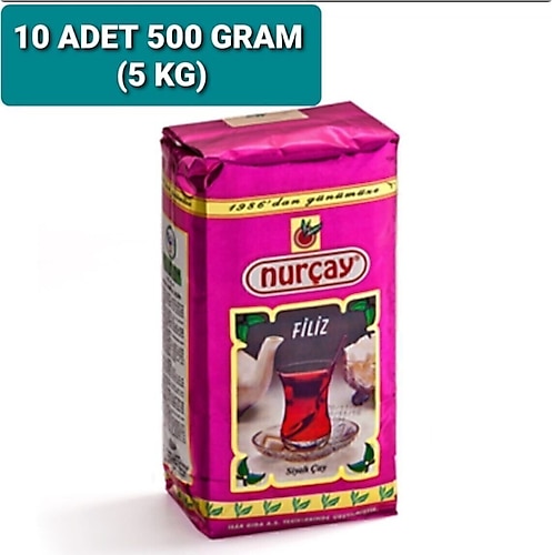 Nurçay Filiz 500 gr Çay 10'lu