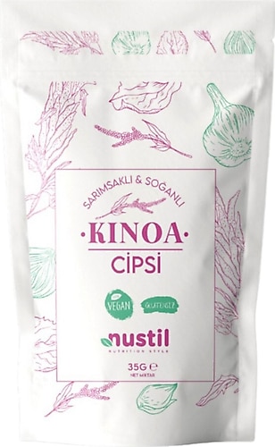 Nustil Sarımsaklı Soğanlı Glutensiz Kinoa Cipsi 35 gr