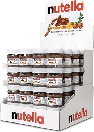 Nutella Ferrero Mini Fındık Kreması 25 gr 6'li Paket Sürülebilir Çikolata 6 x25 gr 6 Adet Cam Kavanoz