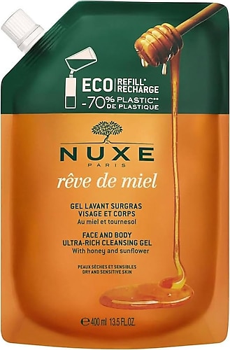 Nuxe Reve De Miel Ultra-Rich Vücut ve Yüz Temizleme Jeli Refill 400 ml