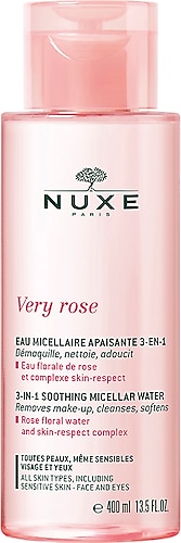 Nuxe Very Rose 3 in 1 Soothing Micellar Water 400 ml Misel Temizleme Suyu