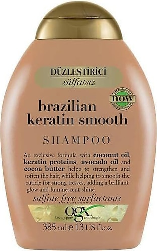 Ogx Brezilya Keratin Düzleştirici Sülfatsız Şampuan 385 ml