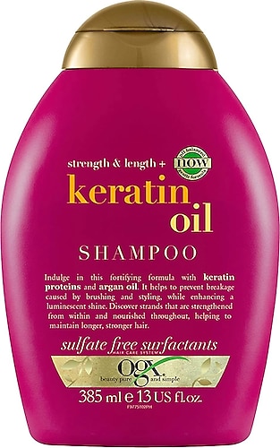 Ogx Keratin Yağlı Kırılma Karşıtı Sülfatsız Şampuan 385 ml