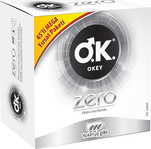Okey Zero 45'li Prezervatif