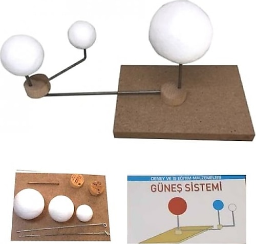 Okul Ders Ve Deney Seti Güneş Dünya Ve Ay Modeli