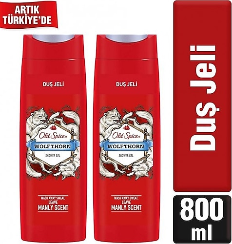 Old Spice Wolfthorn 400 ml 2 Adet Duş Jeli