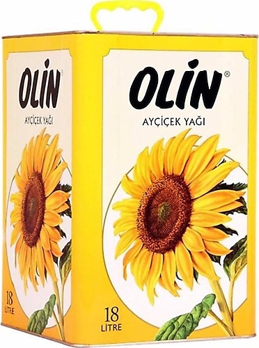 Olin Ayçiçek Yağı 18 lt Teneke
