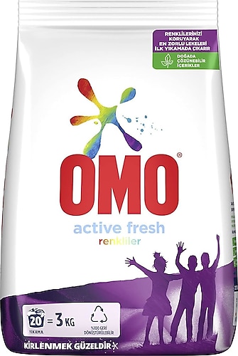 Omo 3 kg Toz Deterjan