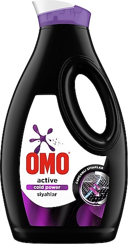 Omo Active Cold Power Siyahlar için Sıvı Deterjan 910 ml