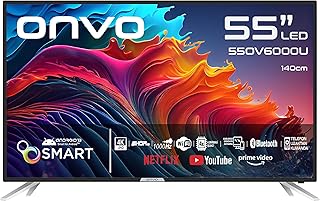 Onvo 55OV6000U 4K Ultra HD 55" 140 Ekran Uydu Alıcılı Android Smart LED TV