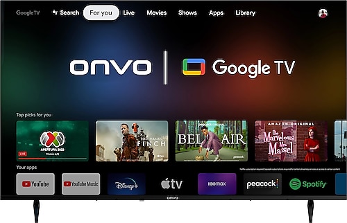 Onvo OV50F950 4K Ultra HD 50" 127 Ekran Uydu Alıcılı Google Smart LED TV