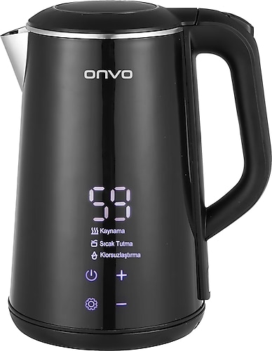 Onvo OVKTL01 1500 W Dijital Çelik Kettle