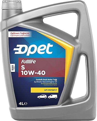 Opet Fulllife S 10W-40 4 lt Motor Yağı