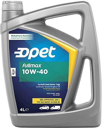 Opet Fullmax 10W-40 4 lt Motor Yağı