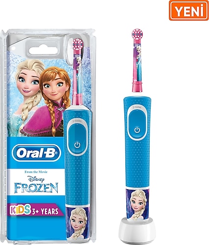 Oral-B D100 Frozen Özel Seri Çocuklar İçin Şarj Edilebilir Diş Fırçası