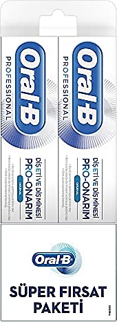 Oral-B Diş Eti ve Diş Minesi Pro-Onarım Original Florürlü Diş Macunu 75 ml 2 Adet