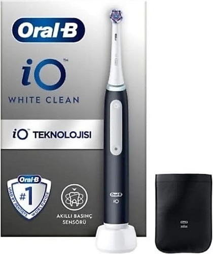 Oral-B iO 2 White Clean Elektrikli Şarjlı Diş Fırçası - 01-Siyah