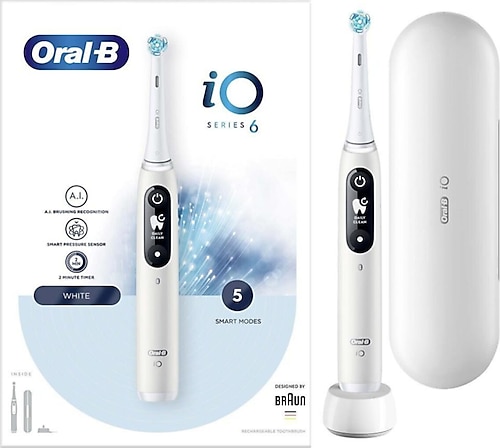 Oral-B iO 6 Şarjlı Diş Fırçası Beyaz