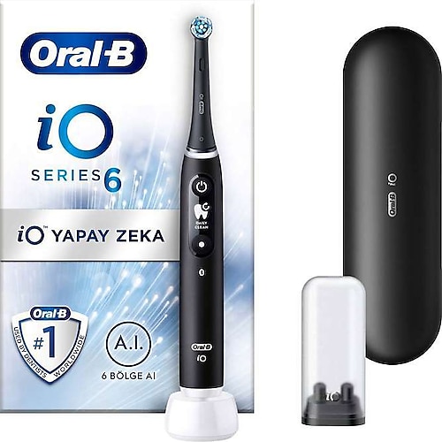 Oral-B iO 6 Şarjlı Diş Fırçası Siyah