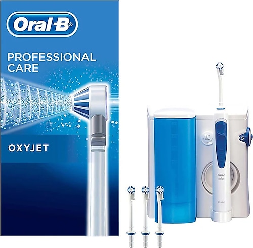 Oral-B MD20 Pro-Care Oxyjet 600 ML ve 4 Jet Uçlu 5 Mod Elektrikli Ağız Duşu