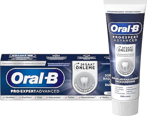 Oral-B Pro-Expert Advanced Ekstra Beyazlık Diş Macunu 75 ml