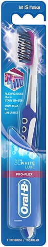 Oral-B Pro-Flex 3 Boyutlu Beyazlık Luxe 38 Yumuşak Diş Fırçası