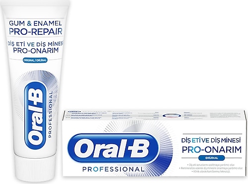 Oral-B Pro-Onarım Orijinal Diş Eti ve Diş Minesi Florürlü Diş Macunu 75 ml