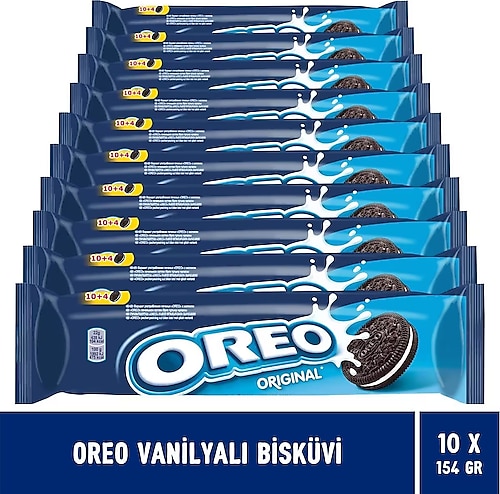 Oreo Bisküvi 154 gr 10'lu