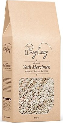 Organic Windy Valley Yeşil Mercimek 750 gr