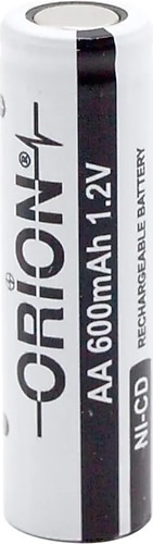 Orion 1.2V Ni-Cd AA 600mAh Şarj Edilebilir Kalem Pil