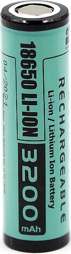 Orion 18650 3.7 V 3200 mAh 3C Şarj Edilebilir Li-ion Pil