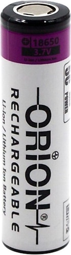 Orion 18650 3.7v 2600 mAh Şarj Edilebilir Li-ion Pil