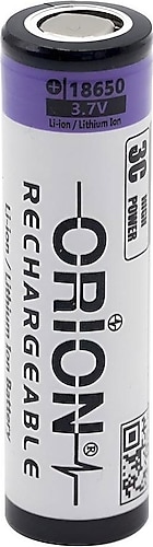 Orion 18650 3500 mAh 3.7V 3C Şarj Edilebilir Li-ion Pil