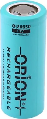 Orion 26650 3.7 V 5000 mAh Şarjlı Li-Ion Pil